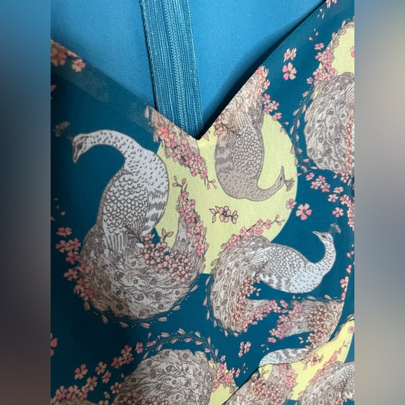 New with tags voodoo vixen teal peacock dress - Picture 5 of 16